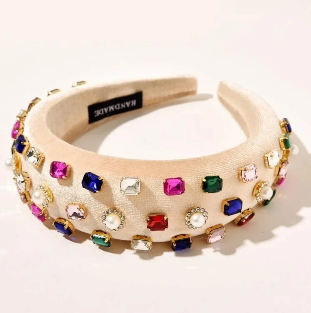 Rhinestone headpeice hoop